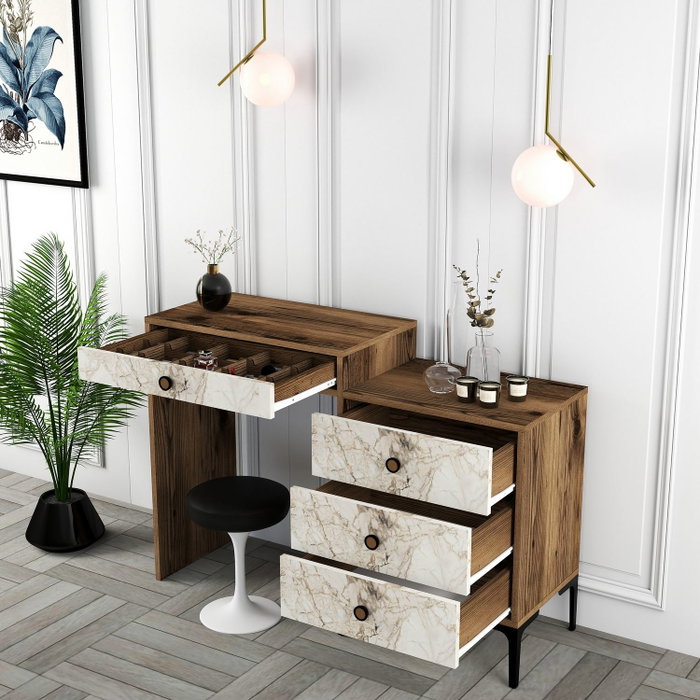 Hanah Home Lizbon 552 - Nogal y Blanco Hanah Home Lizbon 552 - Nogal y Blanco